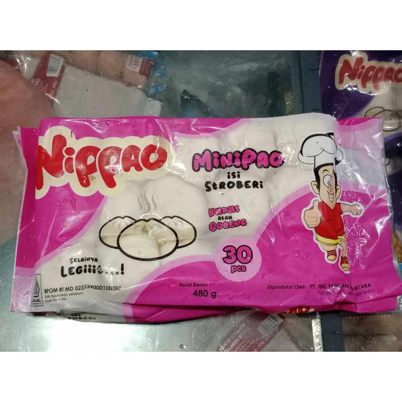 

Nippao (bakpao mini) isi strawberry