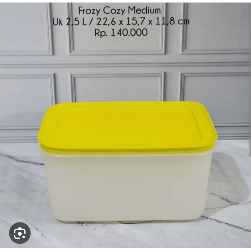 FROZY COZY MEDIUM HIGH 2,5L TUPPERWARE / wadah penyimpanan di kulkas