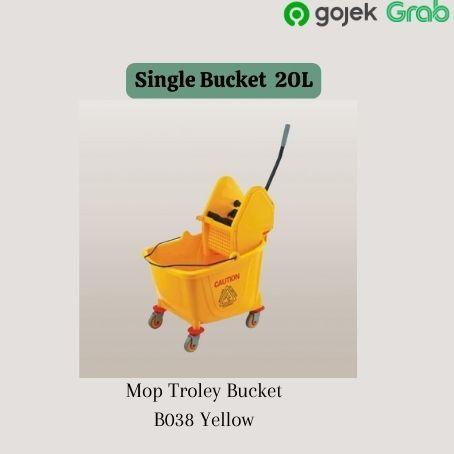Single Bucket 20 Liter + Pres Mop