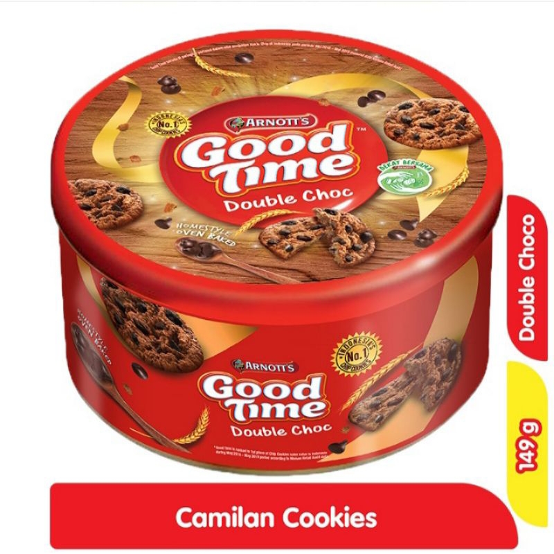 

Good Time Cookies Double Choc 149g