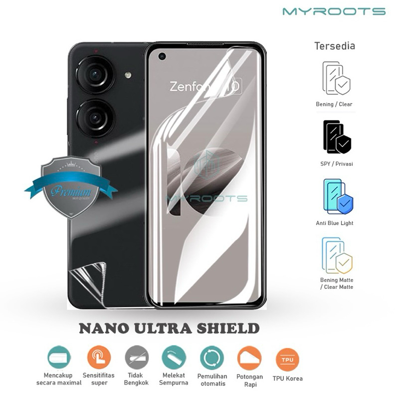 ANTIGORES HYDROGEL ASUS ZENFONE 8 - ZENFONE 9 - ZENFONE 10 FILM SCREEN GUARD PROTECTOR