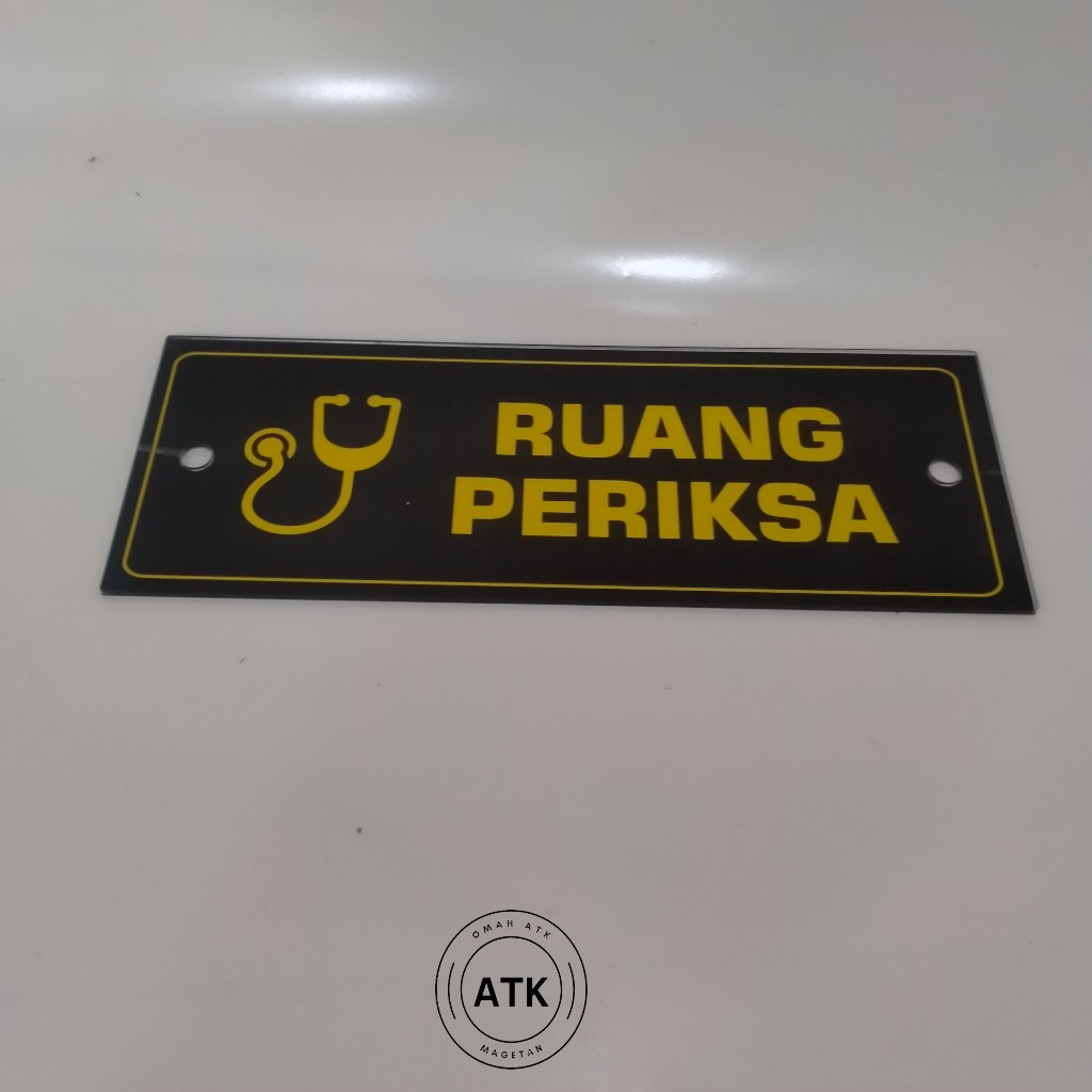 

Akrilik Ruang Periksa - Rumah Sakit - Puskesmas