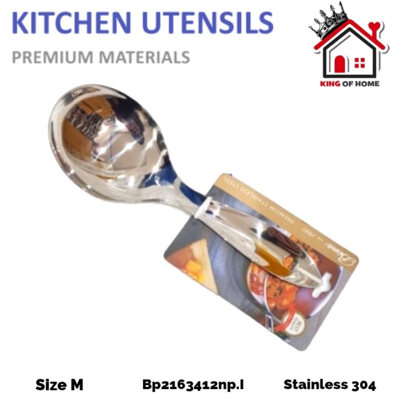Bima Rice Serving Spoon Centong Nasi Stainless 304 BP2163412np