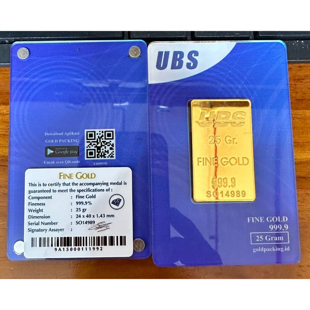 Logam Mulia UBS 25 gr