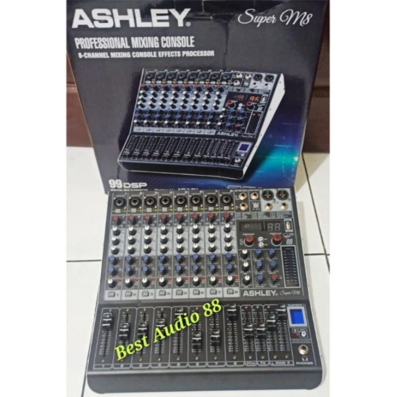 Mixer Ashley 8 channel 8channel Super M8