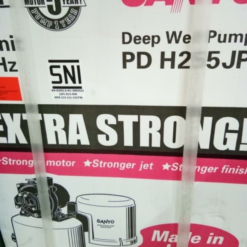 pompa sanyo pdh 255 jp / pompa jetpump sanyo pdh 255 jp / jetpump sanyo 250 watt