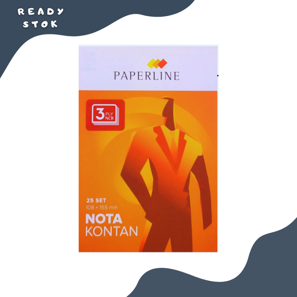 

NOTA KONTAN 3PLY PAPERLINE KECIL 108x155mm ( PCS )