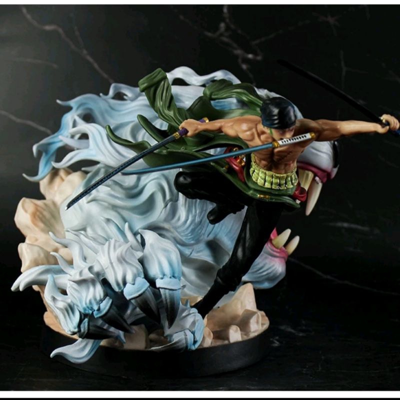 Action Figure Roronoa Zoro Statue Onepiece Tiger