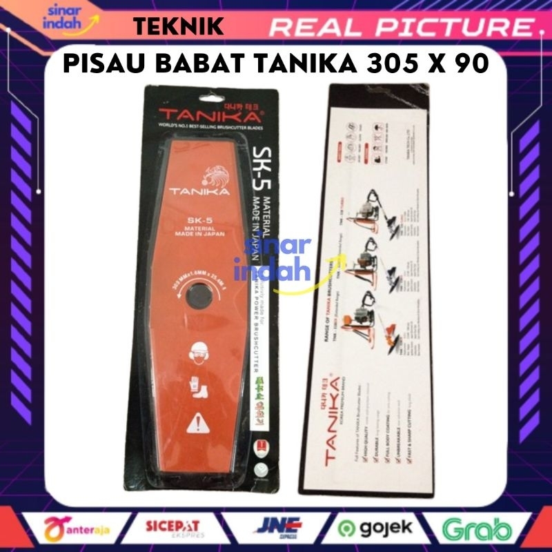Pisau BABAT Tanika Mesin Babat Rumput 305 x 90 mm
