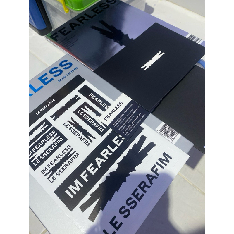 lesserafim fearless blue chypre album only