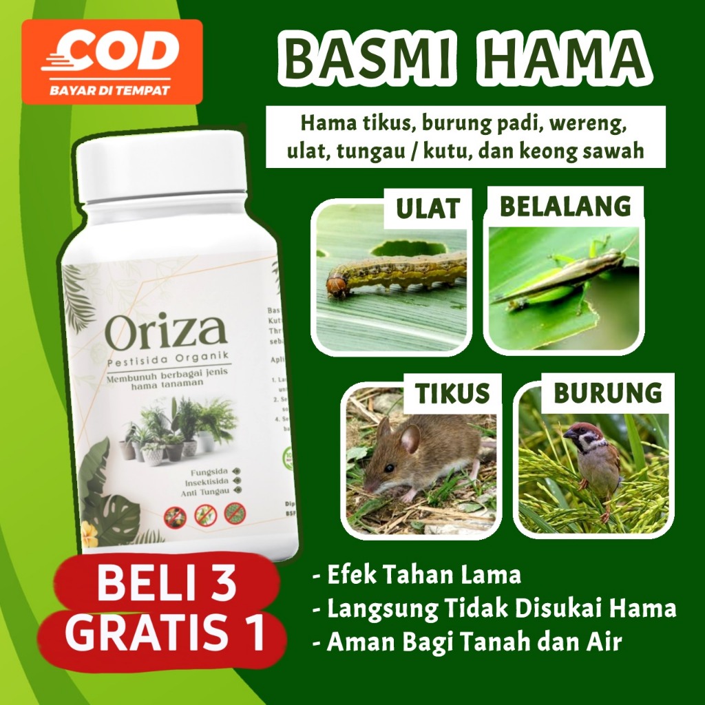 ALFAGREEN - Oriza Pupuk Pestisida Fungisida Insektisida Organik Pembasmi Hama|𝗣𝗲𝘀𝘁𝗶𝘀𝗶𝗱𝗮 𝗡𝗮𝗯𝗮𝘁𝗶 𝗢𝗿𝗴𝗮𝗻