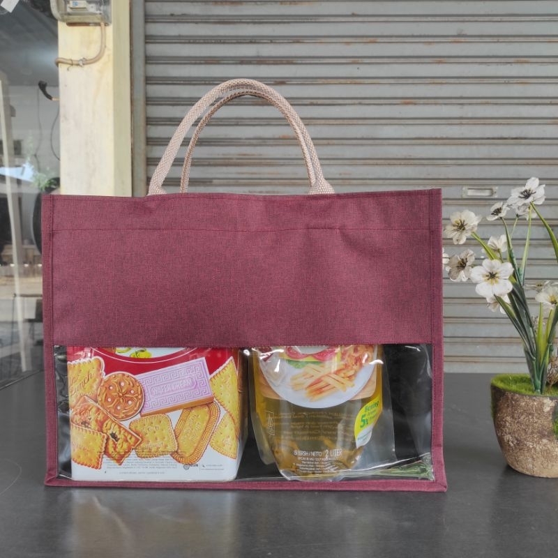 

Tas Hampers Denim Tas Idul Fitri Tas Bingkisan Tas Kado 40x15x30 Size Jumbo