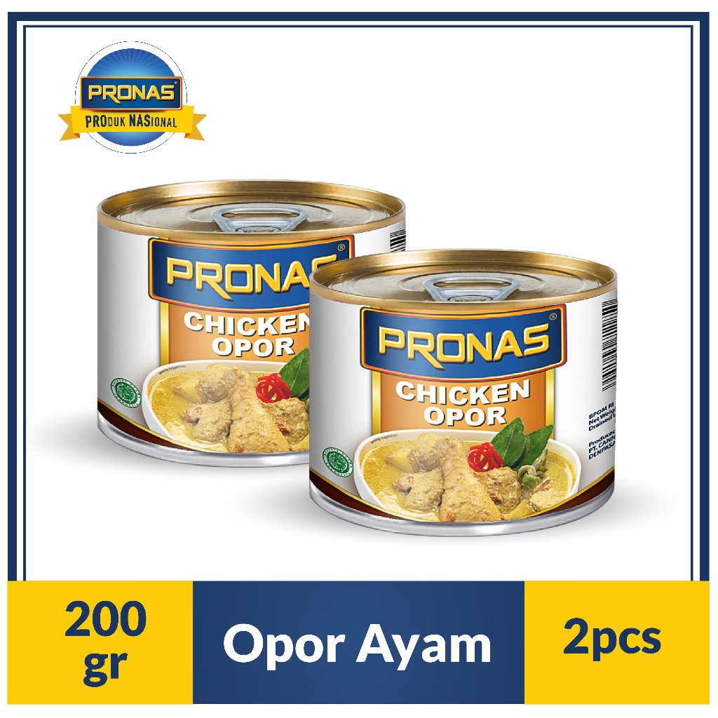

PRONAS Opor Ayam 2 g dengan Kemasan EOE Bundling 2 pcs grosir