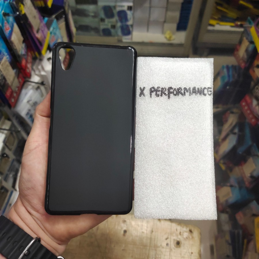 XPERIA X PERFORMANCE / F8131 / F8132 KARET SILIKON SOFTCASE DAN ANTIGORES