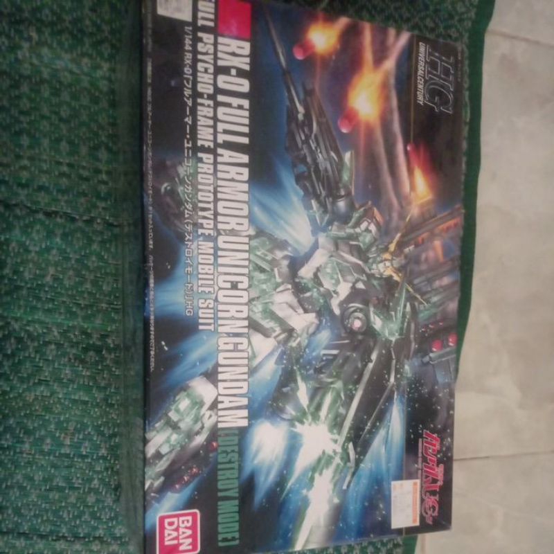 Gundam RX-0 Full Armor Unicorn Gundam (Destroy Mode) Original Bandai