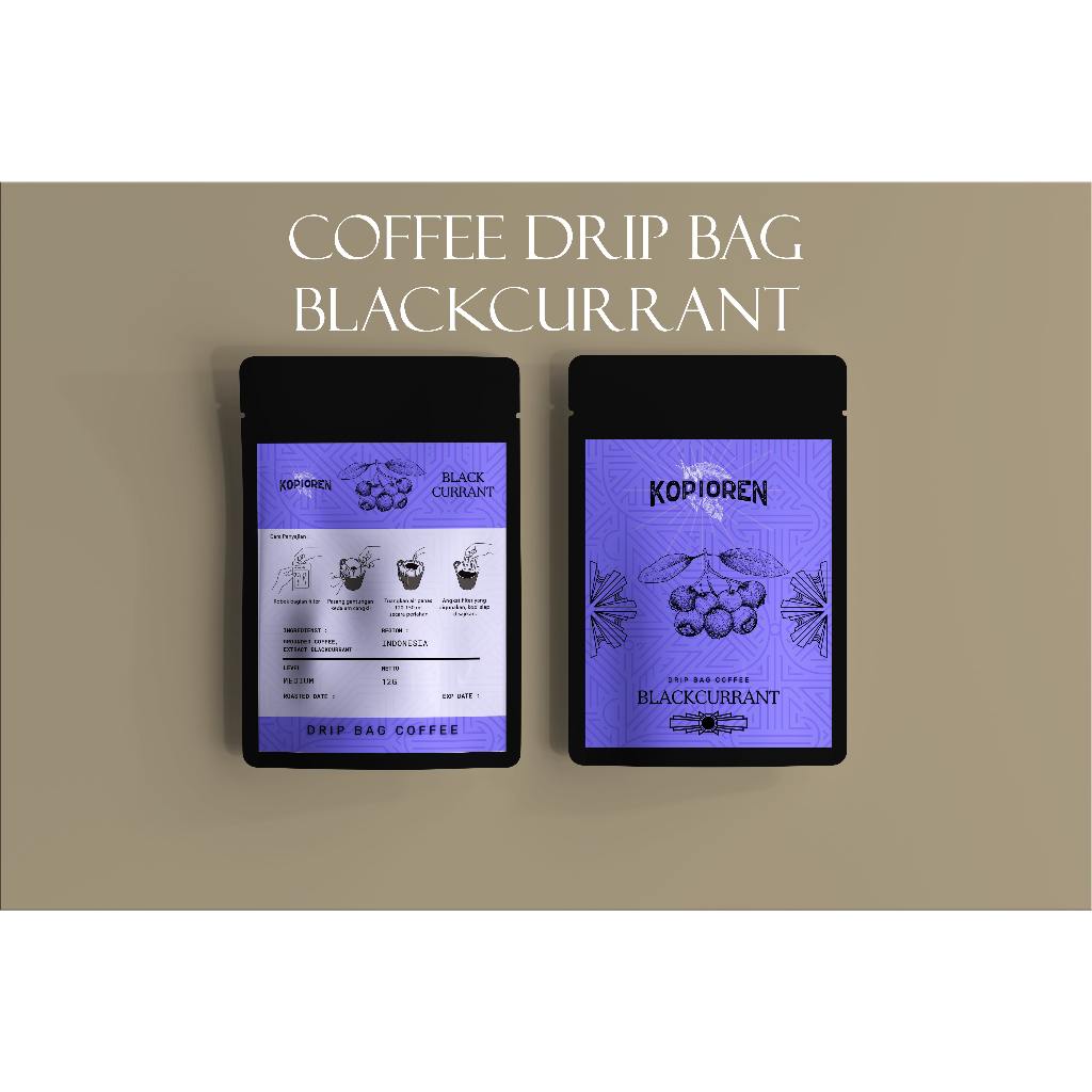 

Flavored Coffees Bags of Blackcurrant by Kopioren
