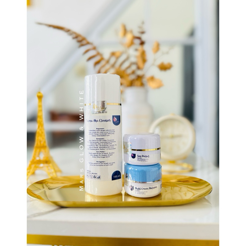 •[COD] PAKET 3IN1 MARS GLOW & WHITE MELASMA | FLEK TEBAL | FLEK BANDEL