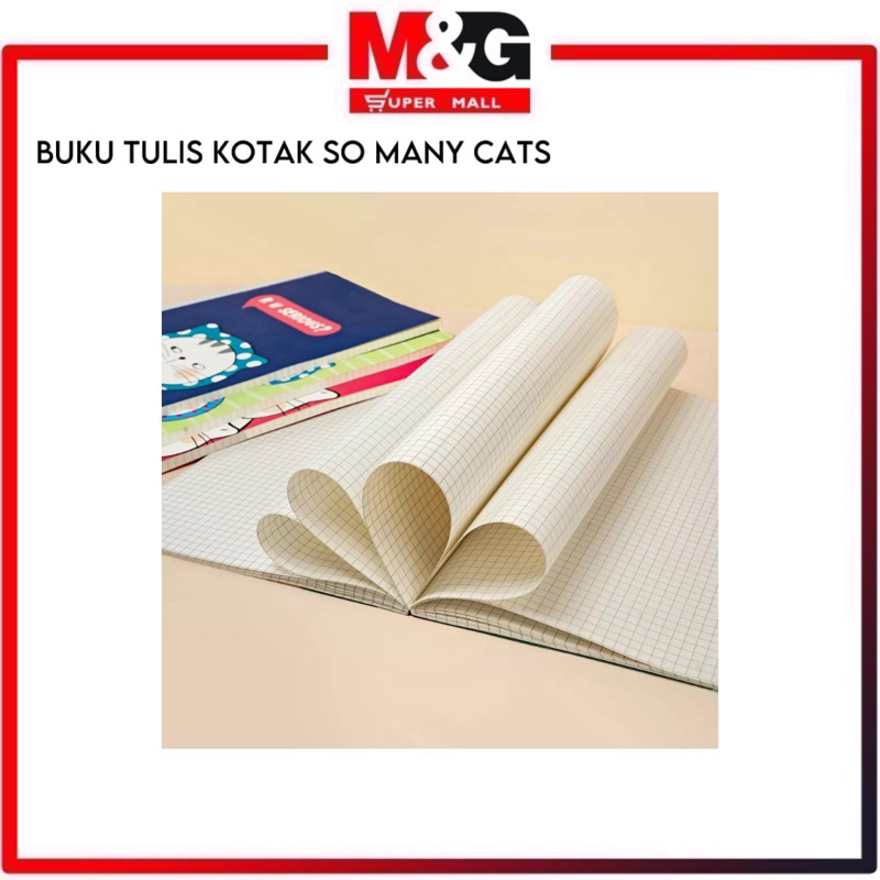 

M&G SO MANY CATS BUKU TULIS ISI 60 Lembar