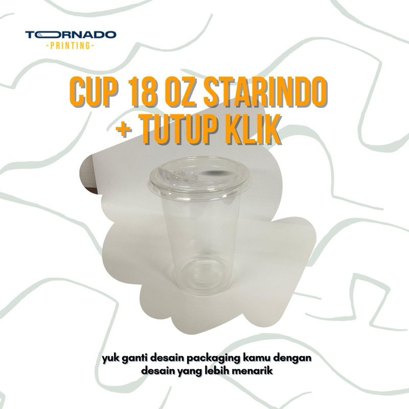 Printing cup plastik di Batam | Tornado printing