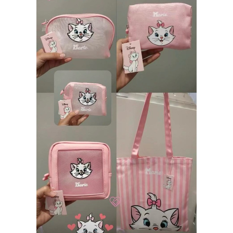 MINISO Disney Marie Cat Collection / pen bolpoint koleksi produk marie cat / pouch cosmetig bag / tr