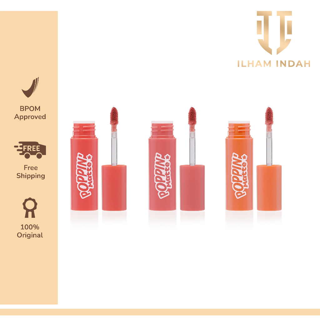 EMINA LIPSTIK POOPIN MATTE