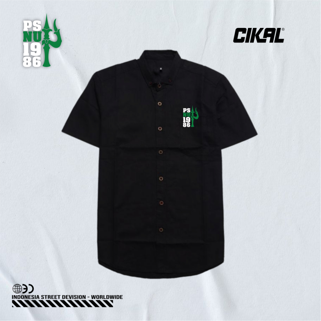 KEMEJA HEM PAGAR NUSA - TRISULA FIGHTER - ATRIBUT PENCAK SILAT PAGAR NUSA PSNU 1986