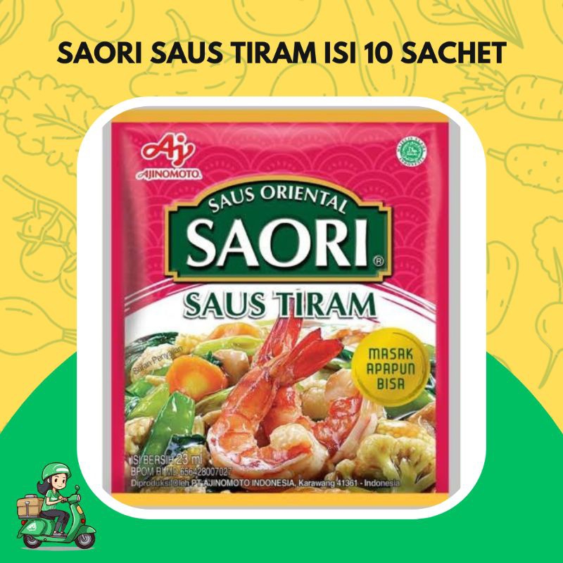 

Ajinomoto Saori Saus Tiram (/ 10 Sachet)