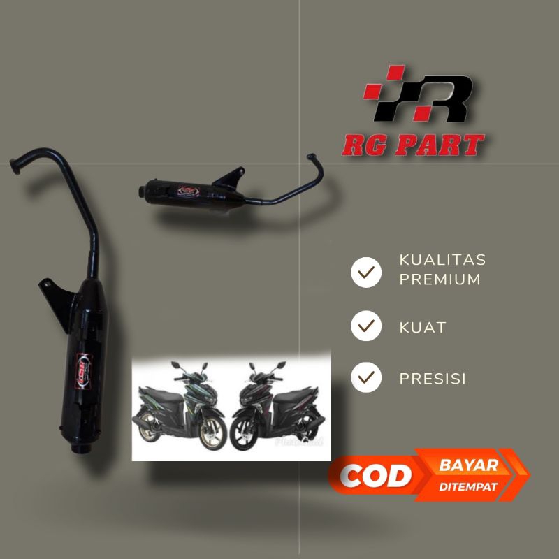 Knalpot Bobokan CSR Mio soul GT 125