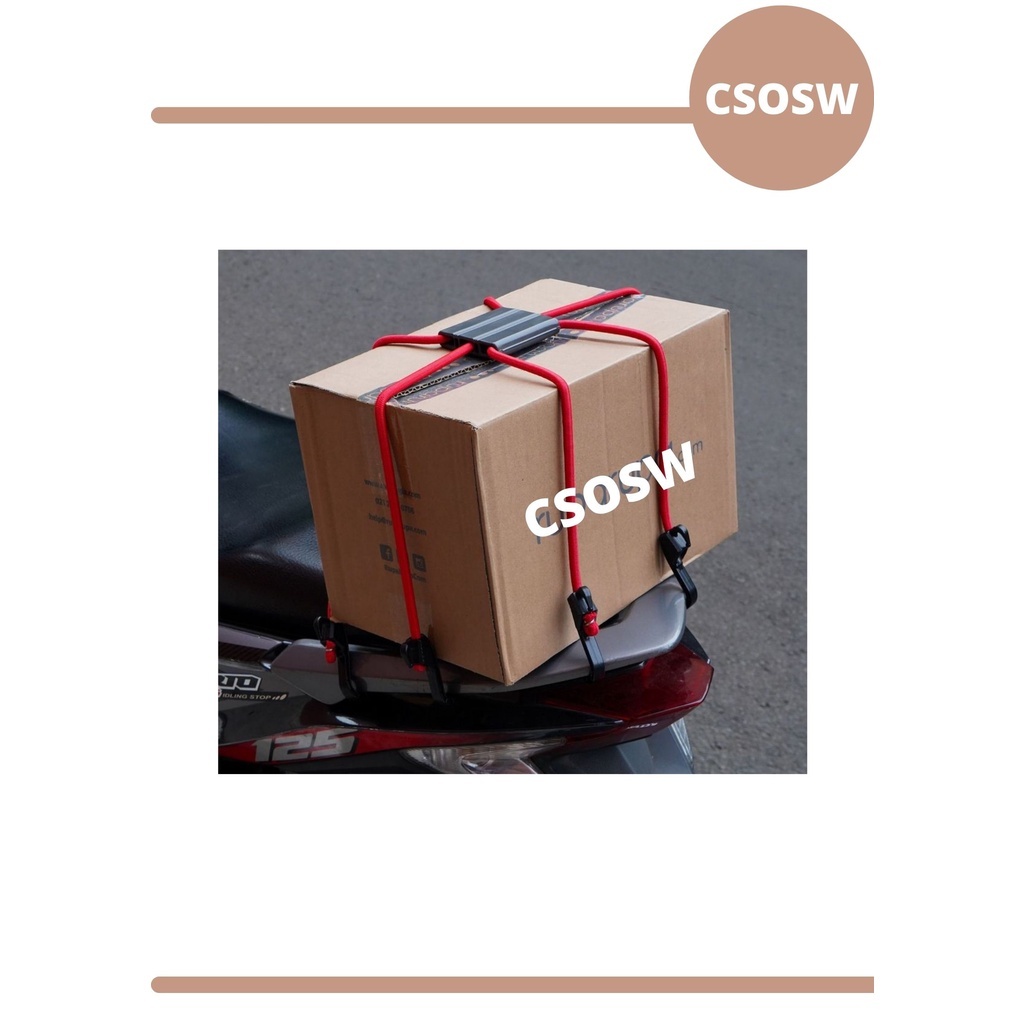 Hebe Tali Jaring Motor M010 Cargo Net Tali Pengikat Motor