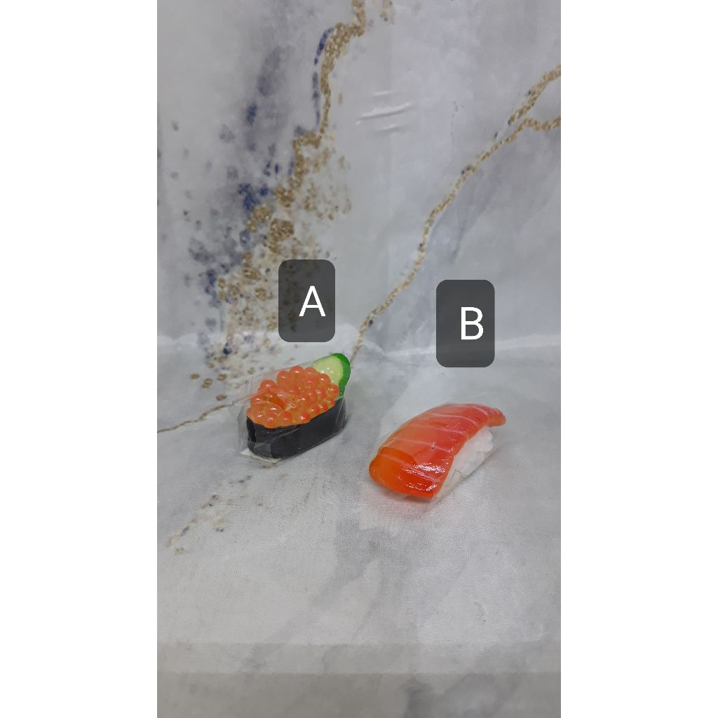 Magnet Kulkas Sushi Ikura Salmon Japan Jepang