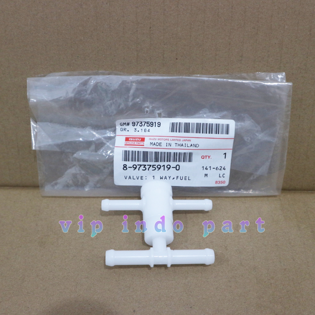 VALVE ONE WAY SOLAR ISUZU DMAX NIPLE SELANG SOLAR KATUP ORIGINAL ISUZU