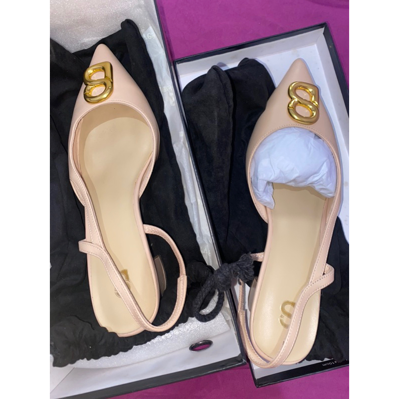 PRELOVED Buttonscarves kylie mid heels