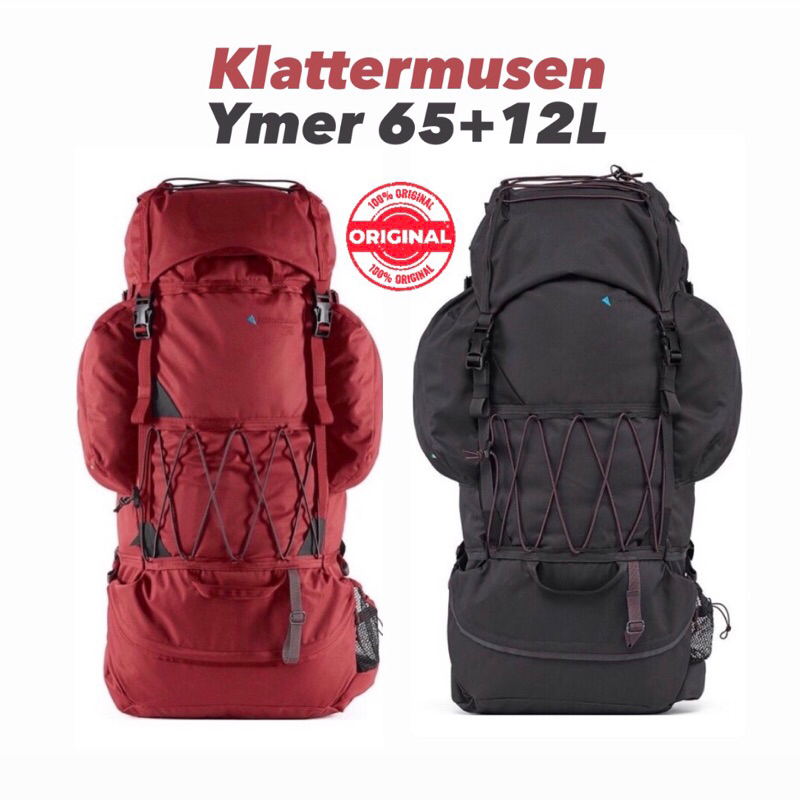 Tas gunung Carrier KLATTERMUSEN YMER 65+12L Original