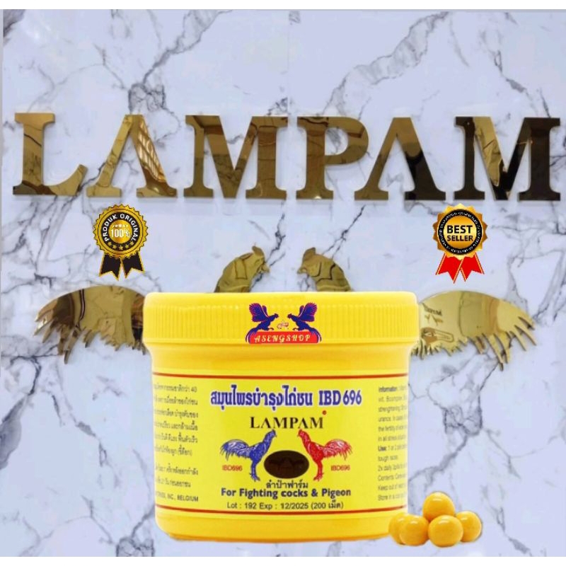 LAMPAM IBD 696 Suplemen Original import Thailand isi 200 pills kamlang kering herbal