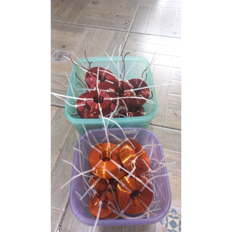 coil lilitan crossover pasif 0,72mh 0,8mm