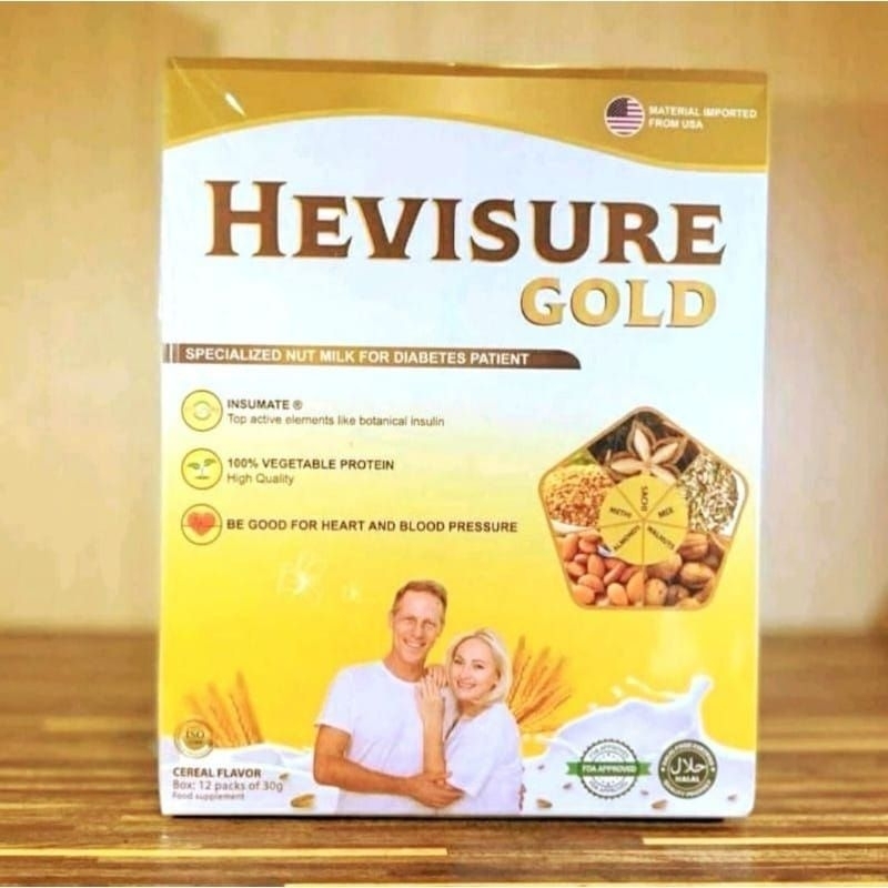 

PAKET 2 BOX 100% ASLI HEVISURE GOLD PLUS MILK SUSU OBAT DIABETES DAN KENCING MANIS INSULIN PANKREAS BEKAS LUKA