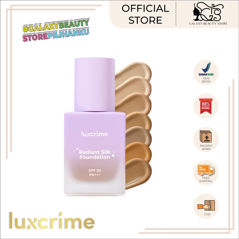 LUXCRIME Radiant Silk Foundation SPF 50 PA+++ / Luxcrime Foundation