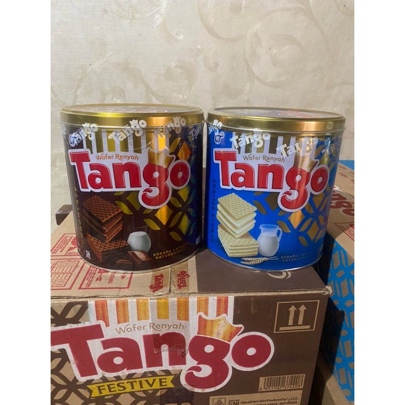 

❤️KIREISHOP❤️WAFER TANGO RASA COKLAT & VANILLA KEMASAN KALENG || wafer coklat enak murah || wafer vanilla promo murah