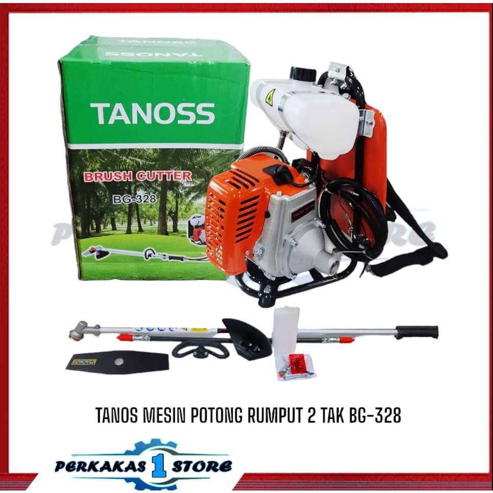 TANOS Mesin Potong Rumput Gendong 2 Tak / Brush Cutter  BG -328