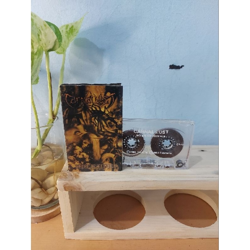 Kaset Pita CARNAL LUST - WHORE OF VIOLENCE (Original) - Brutal Death Metal Indonesia - Kaset Langka