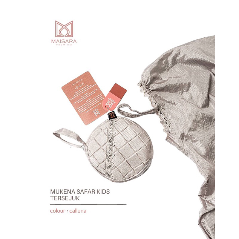 Mukena Safar Kids Tersejuk Maisara Premium | Calluna