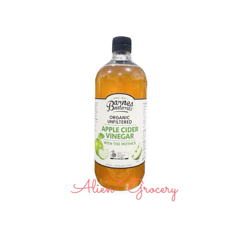 

BARNES NATURALS Organic Unfiltered Apple Cider Vinegar With The Mother 1L