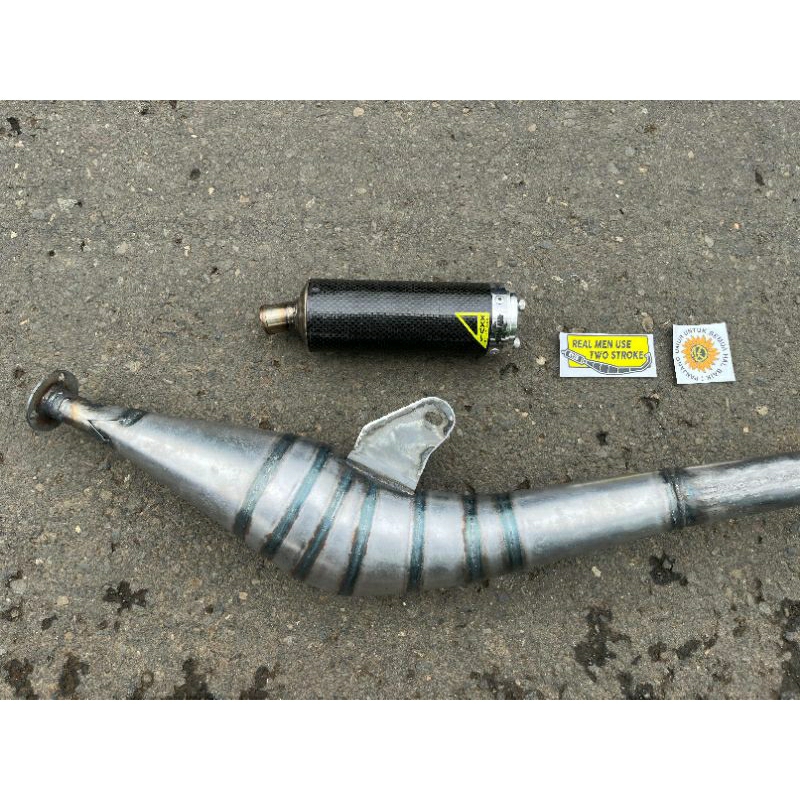 Knalpot Kolong Samping Cobra Silencer Karbon Pnp Yamaha F1ZR Force1 FIZR Original KY26 Racing