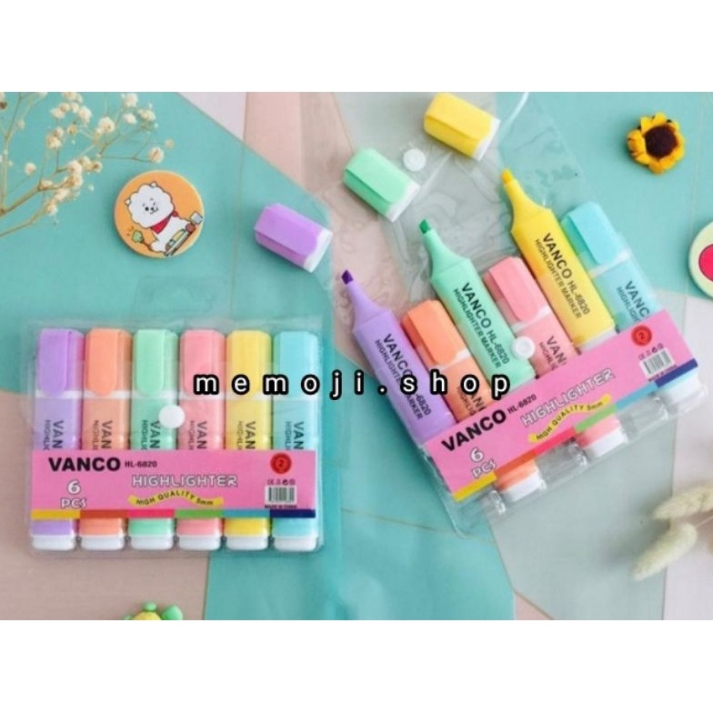 

gtBayar Di Tempat Highlighter Pastel 6 Warna D43