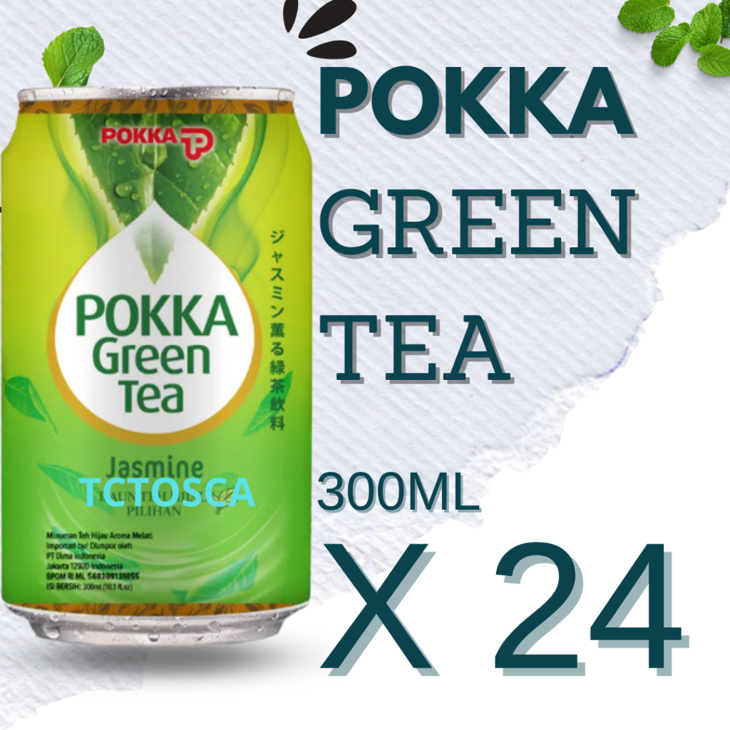 

Pokka Green Tea Jasmine Daun Teh Hijau Pilihan 300ml / 24 Pcs