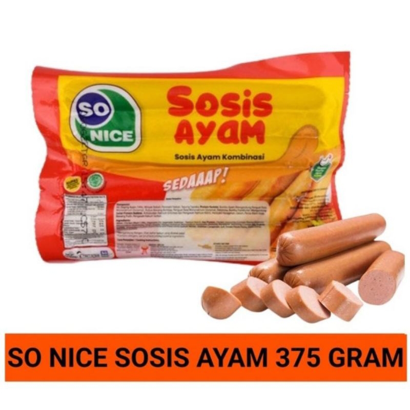 

sosis so nice 375gr