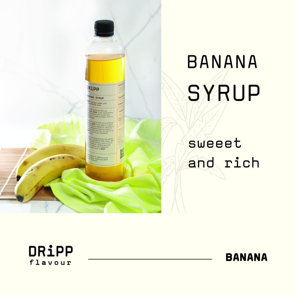 

DRiPP Flavour Banana (Sirup DRiPP Rasa PIsang)