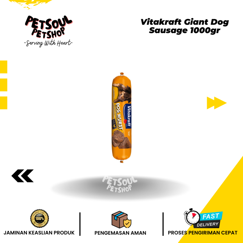 Vitakraft Sosis Dog Wurst 1000g Sosis Untuk Anjing Dog Treats