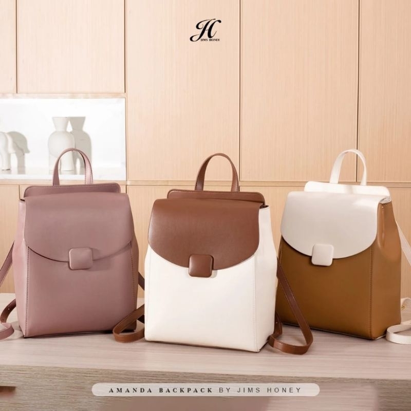 SALE 50% AMANDA BACKPACK Jims Honey Tas Ransel Wanita Syawallea.id Tas Punggung Wanita Tas Sekolah W