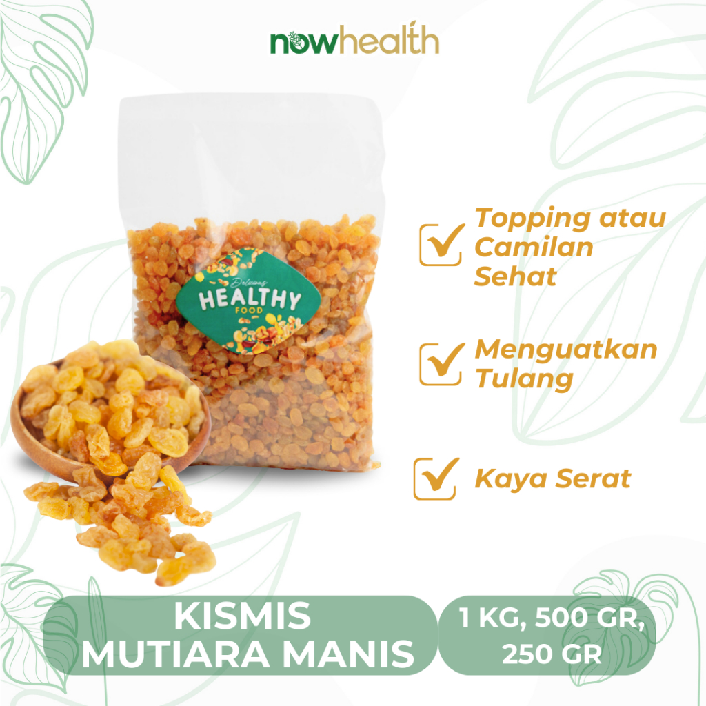 

Kismis Simin Manis 500 gr | Kismis Mutiara Manis Natural Premium Healthy Food
